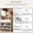 Spark Wooden Console Table with 3 Drawers & 2 Open Shelves-1343948115
