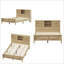 Ensemble de chambre à coucher de ferme, ensemble de chambre à coucher 3 pièces avec station de charge-225095933-225099523