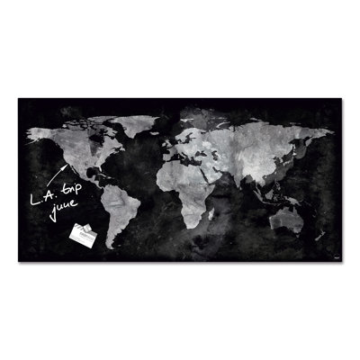 Artverum Wall Mounted Magnetic Unframed Glass Board