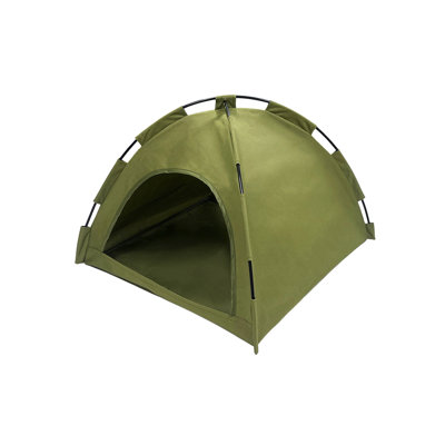Pet Tent for Dogs and Cats Portable, 17.32x17.32x13.38 inches, Green