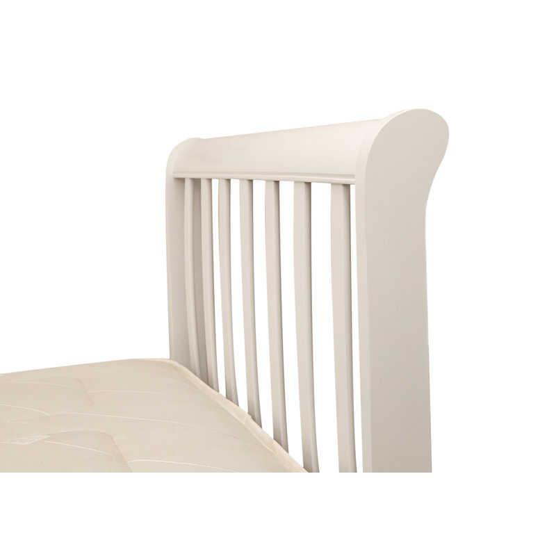 Benning Solid Wood Bed, Kingsize (5'), White