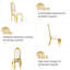 Chaise de salle à manger Miluc-853795233-853795236