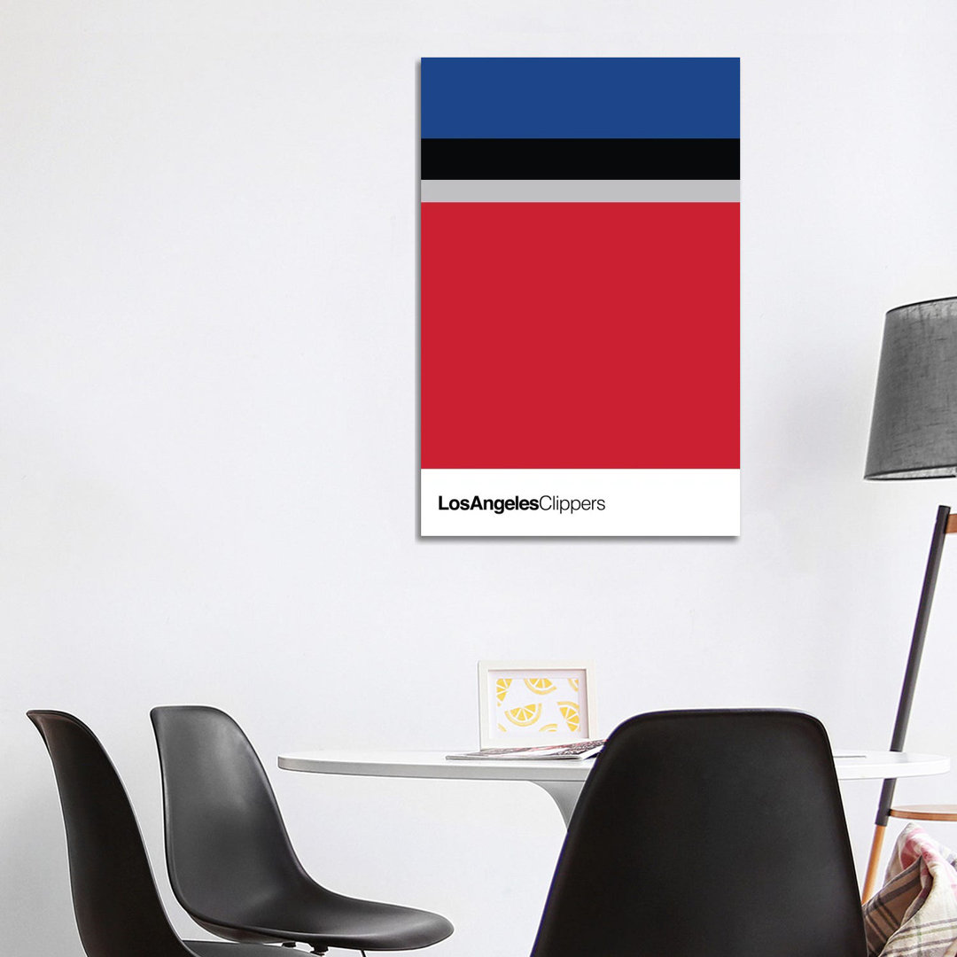 Los Angeles Clippers Basketball - Wrapped Canvas Typography