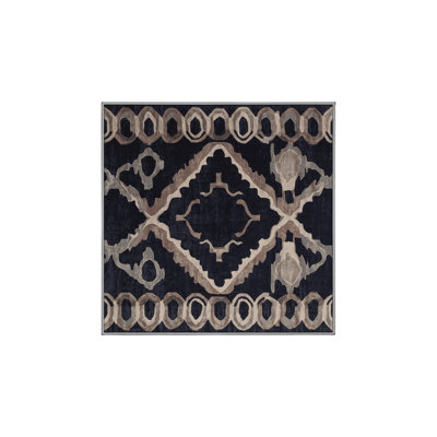 Tapis gris lavable à la machine