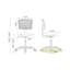 Chaise de bureau sans accoudoirs-1017391875