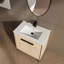 Base de meuble-lavabo avec lavabo et 2 portes