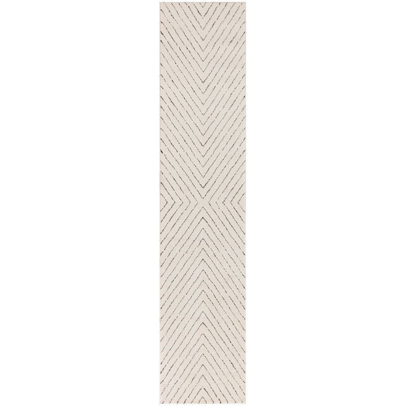 Abstract Area Rug, Runner 2'2" x 10'