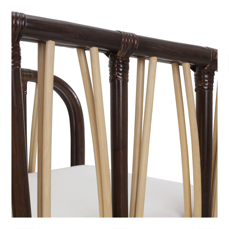 Avalee Rattan Accent Arm Chair, Brown/Natural