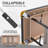 48" Folding Billiard Table, Portable Pool Table Indoor Arcade Game Set with Cues, Triangle, Chalk, Brush -96369026-96369027