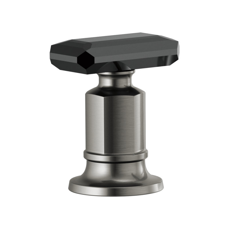 Invari® Roman Tub Faucet, Knob, Luxe Steel