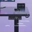 Monike 63" L Shaped Gaming Desk with Power Outlet, Height Adjustable Standing Desk-96906419