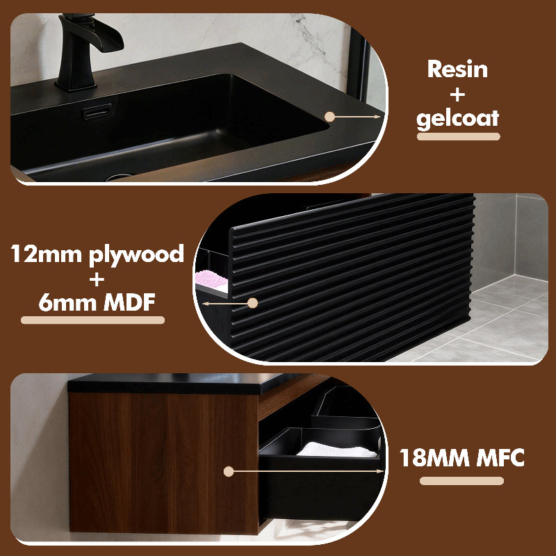 RESIN BASIN+VANITY