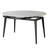 33.5'' To 51.2'' Extendable Sintered Stone Material Round White Dining Table