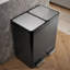 82-Liter Stainless Steel Dual-Bin Step Trash Can-1359391578
