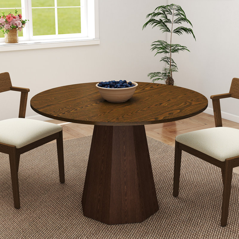 Table de salle à manger 39 ", Noyer