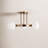 Eveliina Glass Semi Flush Mount-1511907447