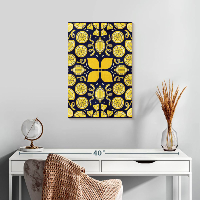 Bleu citron Kerner Otomi, H 24 po x l 16 po