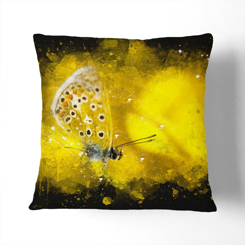 Butterfly Cushion with Filling, 40cm H x 40cm W x 15cm D