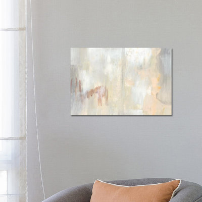 Barely Blush I by Jennifer Goldberger - Wrapped Canvas Painting