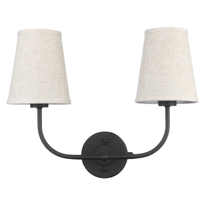 Jonika Armed Sconce, Black