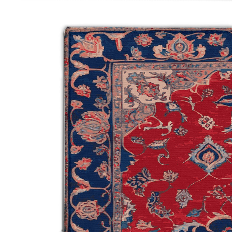 Tabriz Brown Indoor and Outdoor Area Rug, Rectangle 8' x 10'