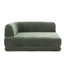 Canapé modulaire en forme de L de 115 po avec éponge et chaise longue entièrement compressée haute densité, ensemble de 3 pièces à assise profonde, faisant face à la droite et assemblé à la main, parfait pour le salon ou le salon-129037348