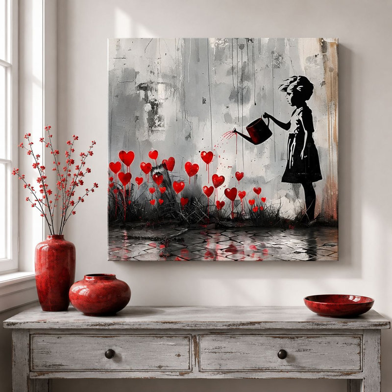 Peinture décorative sur toile