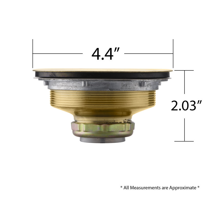 Basket Strainer, Brushed Gold