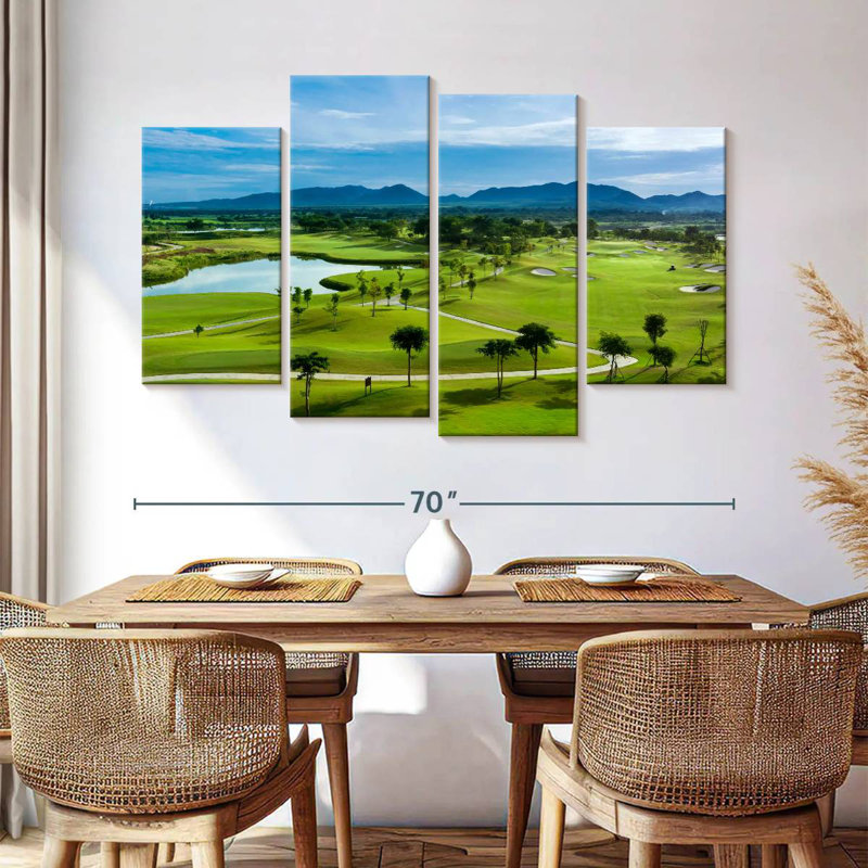 Green golf course Sireci, H 42 po x l 68 po