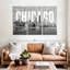 Impression sur toile monochromatique de Chicago-1083388557