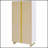 Geilys White And Distressed Pine 65-Inch 8-Shelf Bookcase, Combining Modern And Rustic Design For Ample Storage And Display