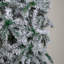 8ft (2.30m) Double Door Snow Flocked Christmas Tree Flat Top Arch with 2000 Tips