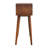 Curved Chestnut Console Table