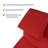 Outdoor 2" Hanging Lounger Replacement Cushion and Umbrella Set - Red-592462306