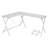 White L-Shaped Computer Desk With CPU Holder-498659979