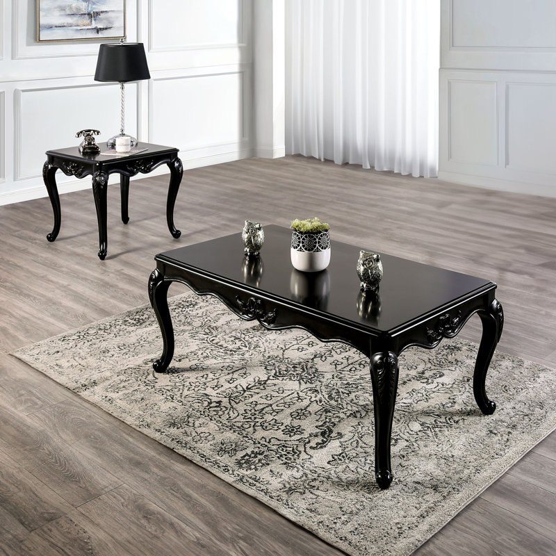 Ensemble de tables basses 2 pièces Tarver, Noir