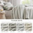 Yarn-dyed Bedding Sets, Sage Green Polyester, Modern Style For All Seasons