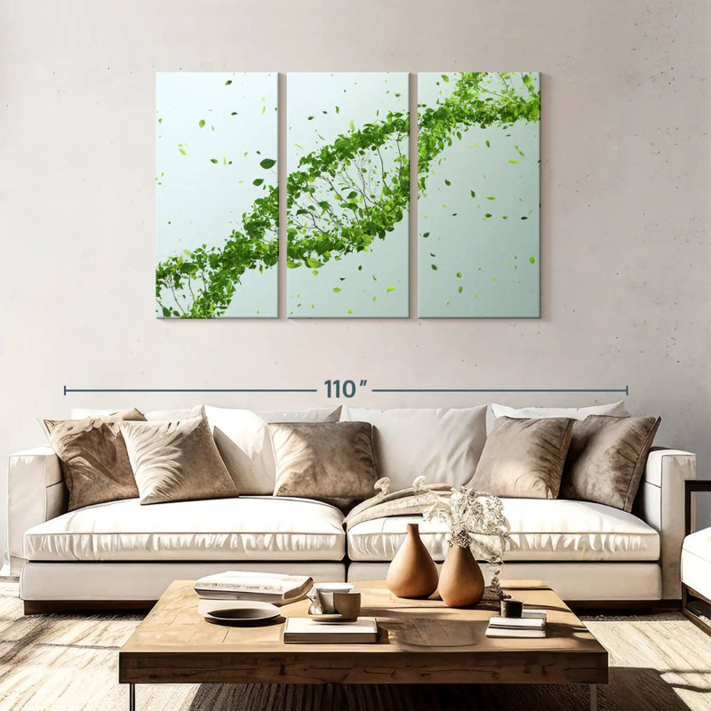 Keiri Botanical DNA, 48" H x 74" W