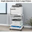 29.5"H X 23.6"W 3-Tier Large Printer Stand,Heavy-Duty Printer Table Cart-122740109