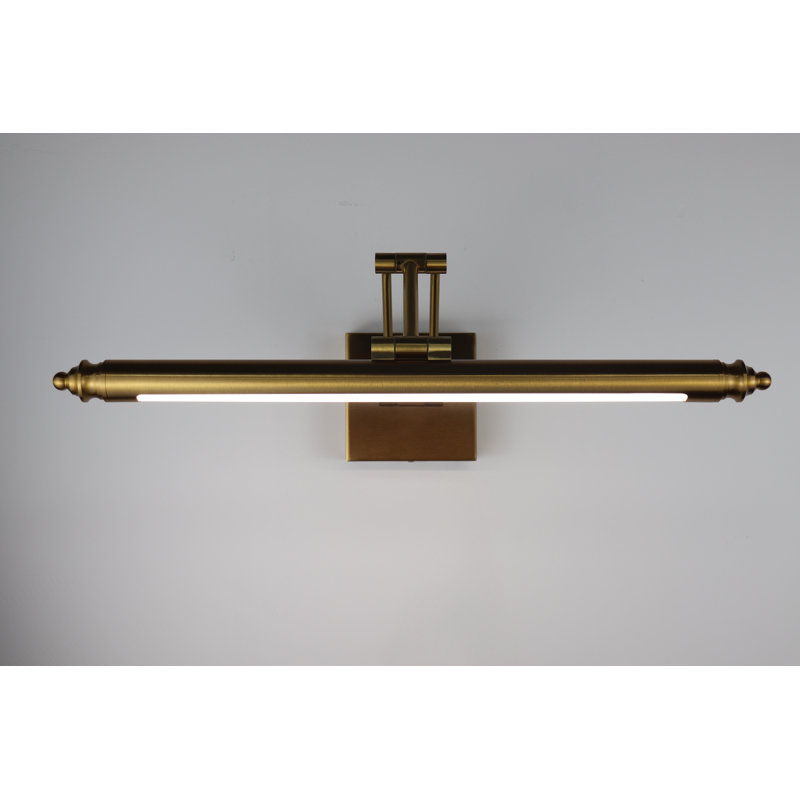 Lampe 24 "à DEL 1 lumière à intensité variable 12W 3000K / 4000K / 5000K réglable pour affichage, mur, œuvre d'art, galerie, paquet de 2