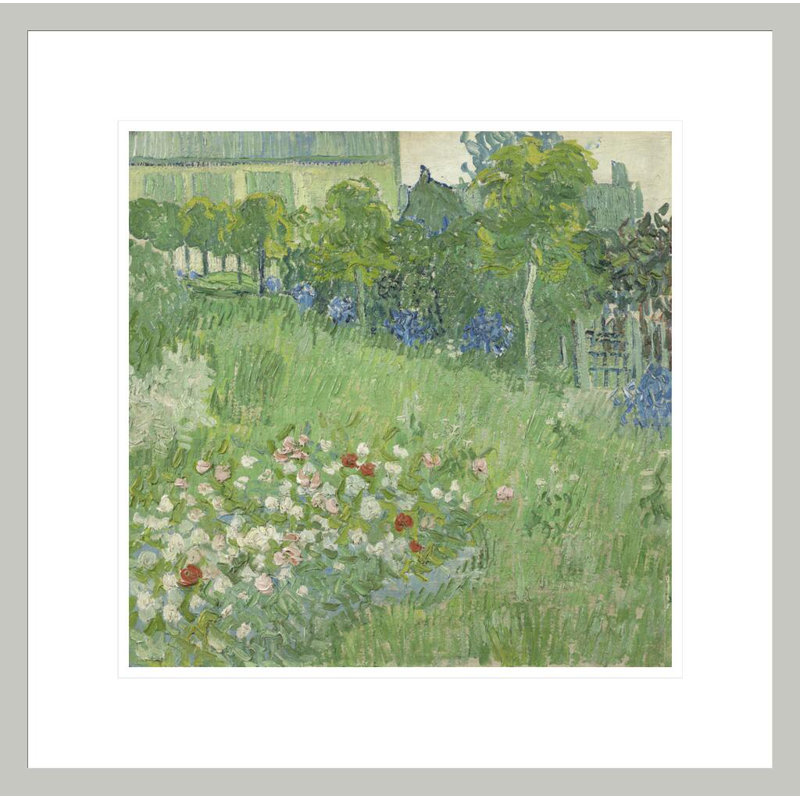 «Daubigny's Garden» par Vincent van Gogh, impression giclée encadrée, 17,75 po H x 17,9 po L
