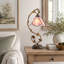 Lampe de table style Tiffany Flora