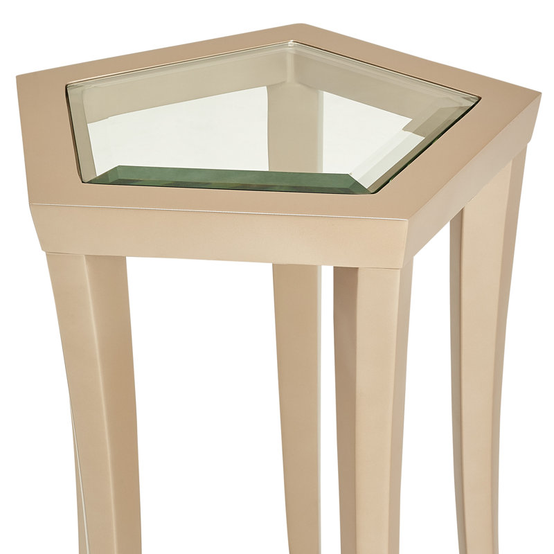 La Rachelle Glass End Table