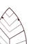 Outdoor Leaf Trellis Bronze H100cm W57cm