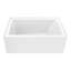 Kingston Brass Aqua Eden 54-Inch Acrylic Rectangular 3-Wall Alcove Tub-95483517
