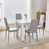 Grey Leather Line Chairs#4 is out of stock