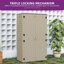 Unité de rangement extérieure l 4 pi x H 6,8 pi avec tablettes-109766502-130382659