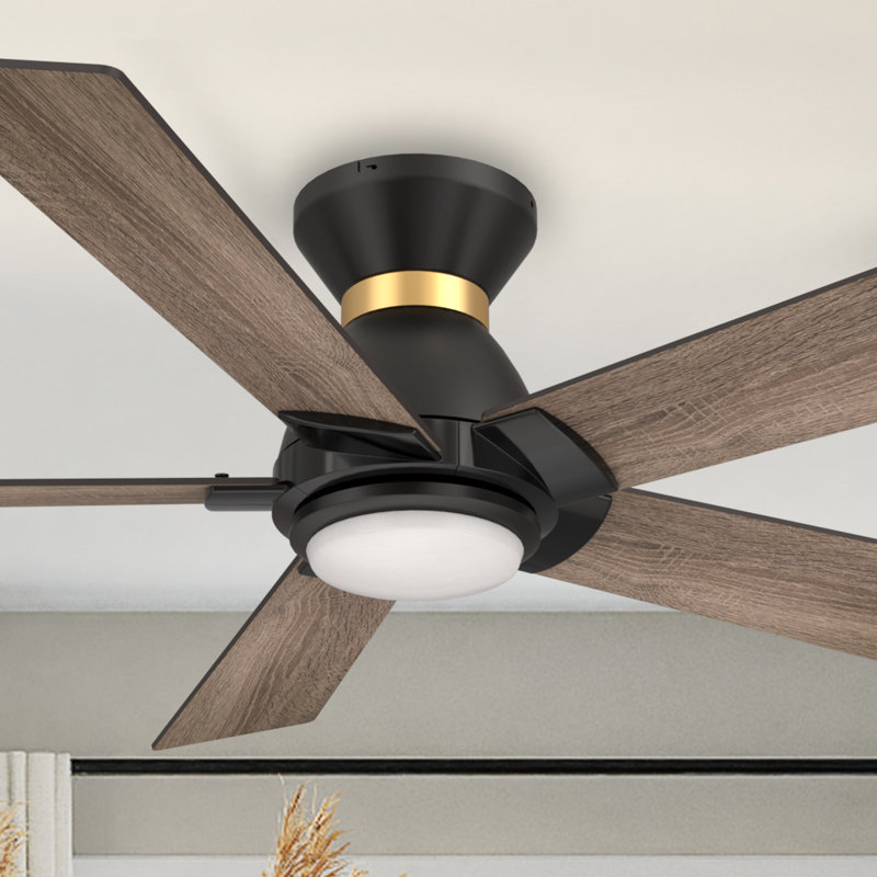 Ventilateur de plafond intelligent avec télécommande, ensemble d'éclairage, fonctionne avec l'assistant Google et Amazon Alexa, raccourci Siri.