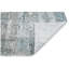 Tapis oriental rectangulaire en viscose noué à la main bleu / argent-86608360