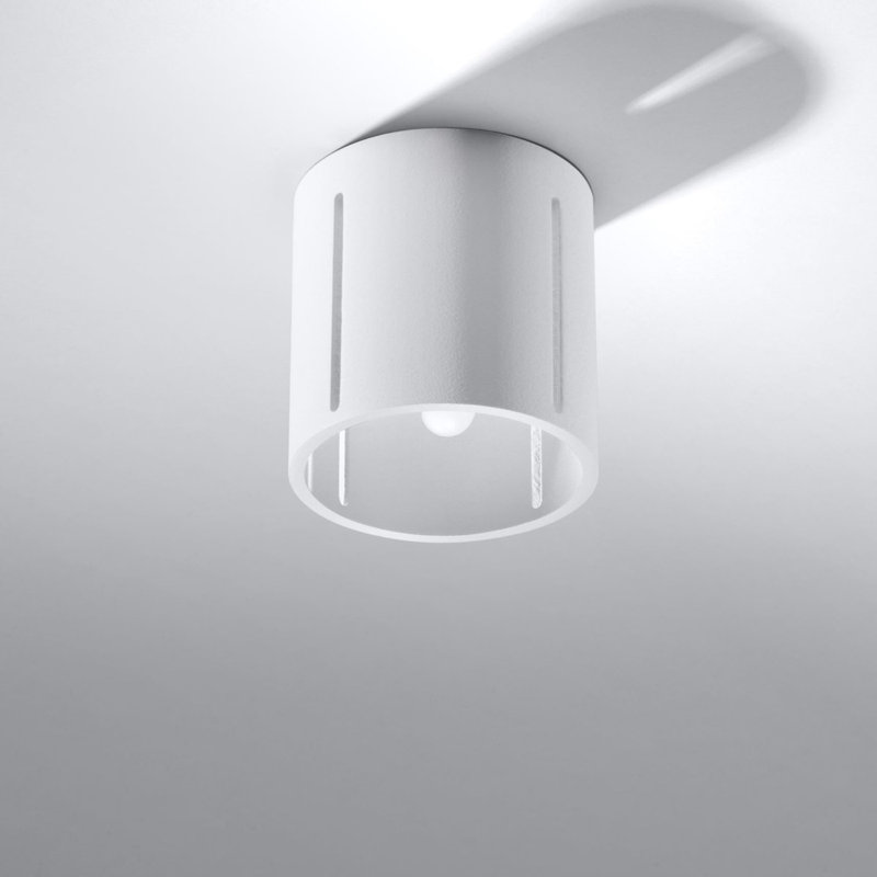 INEZ Aluminium Flush Mount, White